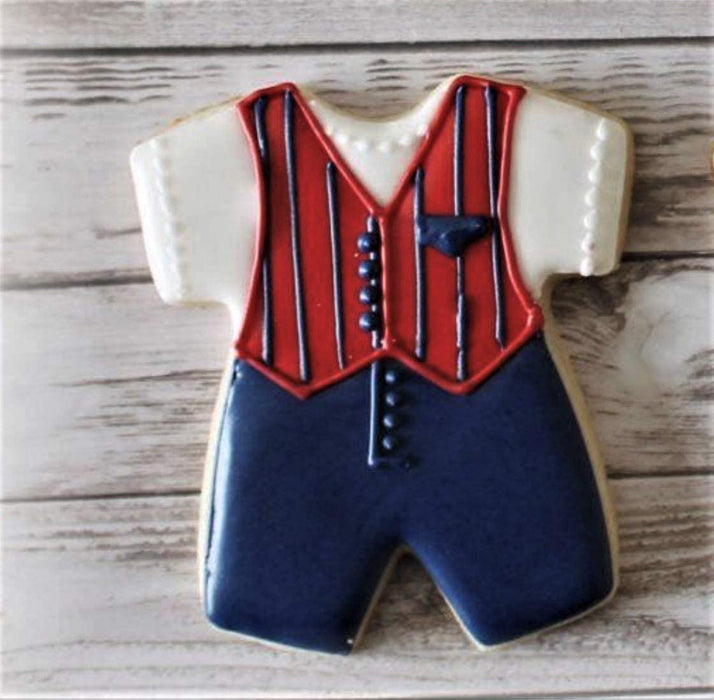 Baby Boy Romper Premium Tin Cookie Cutter by Tunde's Creations