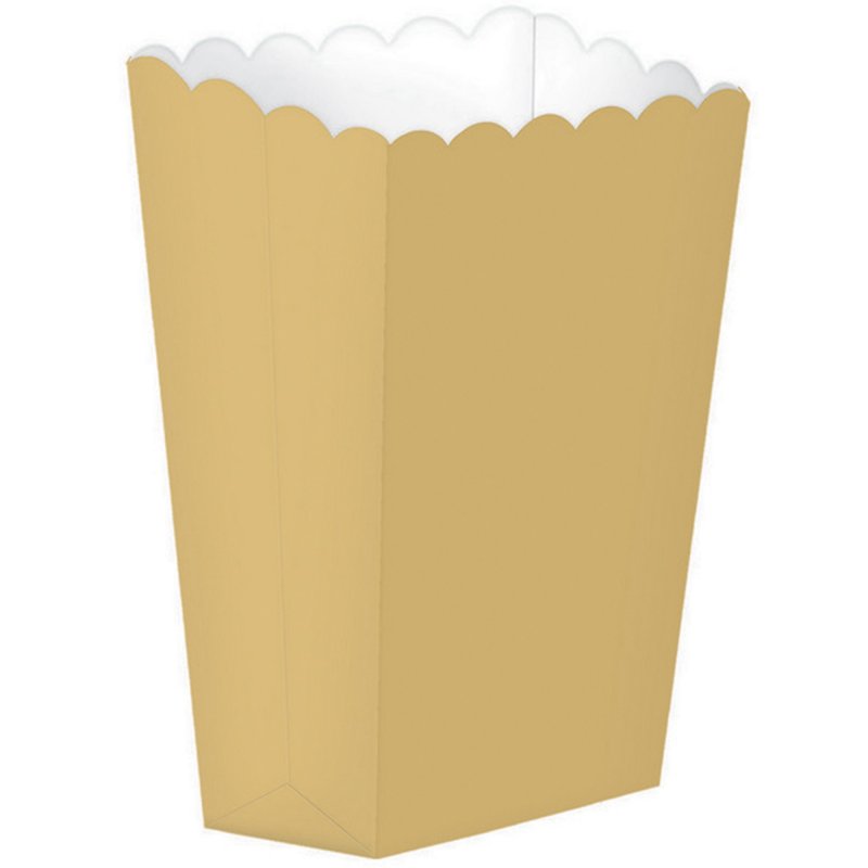 Gold Popcorn Favour Boxes — Fast Direct Packaging