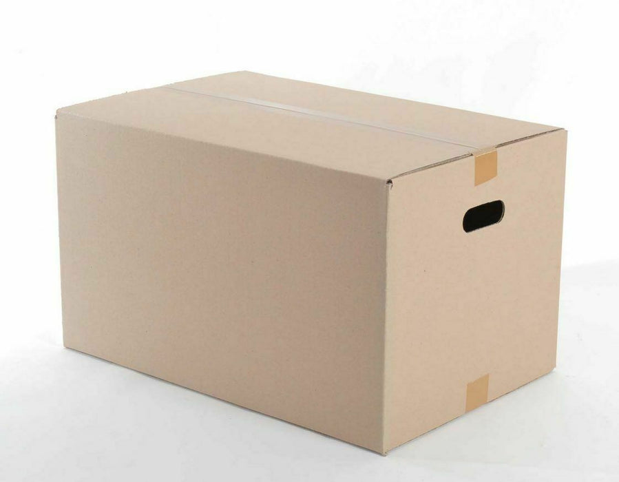 Moving Cardboard Packing Boxes With Handles 72 Litres