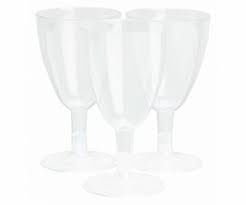 Wine Glasses Clear Plastic P8 , 200ml