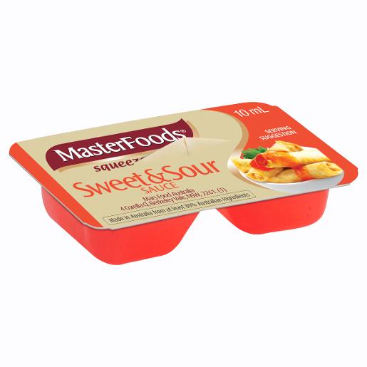 Masterfoods Squeezy Sauce Portions Pack of 100's