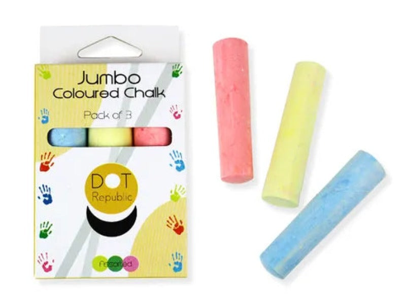 Jumbo Coloured Chalk for Creative Drawing & Writing — Fast Direct Packaging