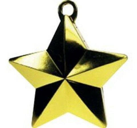 Glitz Star Balloon Weight Gold