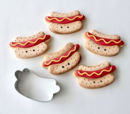 Hot Dog Premium Tin Cookie Cutter