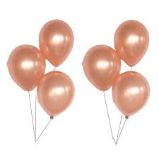 Rose Gold Balloon Ball Round Birthday/Wedding/Baby Shower Party Supplies 5 Sizes