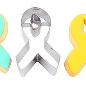 Cancer Awareness Ribbon Stainless Steel Cookie Cutter