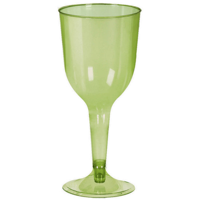 Avocado Green Wine Glass Cocktail Cups