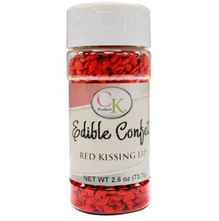 Red Kissing Lips Edible Confetti 74g