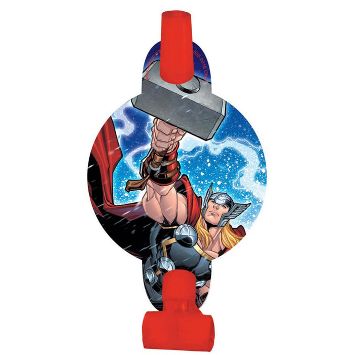 Avengers Epic Blowouts Birthday Blowers Favours